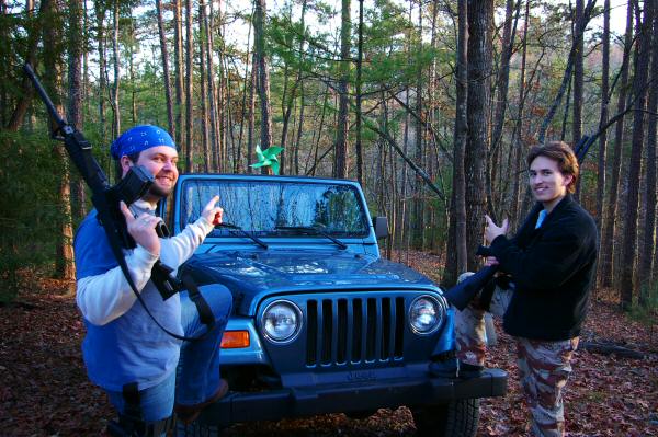 Wind-Powered Jeep